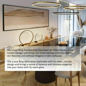 Lampă de masă LED s.luce Ring aurie 60 cm, metal, dimmabilă 5 Lampă de masă LED s.luce Ring aurie 60 cm, metal, dimmabilă small 5