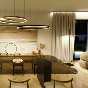 Lampă de masă LED s.luce Ring aurie 60 cm, metal, dimmabilă 8 Lampă de masă LED s.luce Ring aurie 60 cm, metal, dimmabilă small 8