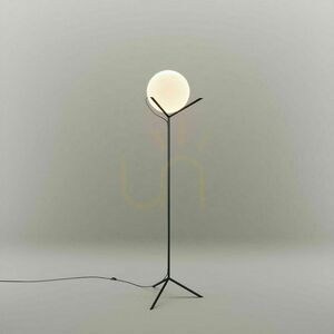 Lampă de podea s.luce Orb cu glob de sticlă cupru 170 cm small 5