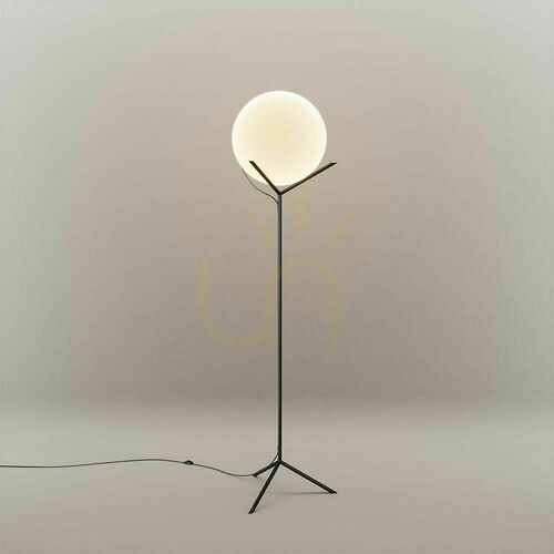 Verifica Lampă de podea s.luce Orb Poseidon alb sticlă 175 cm