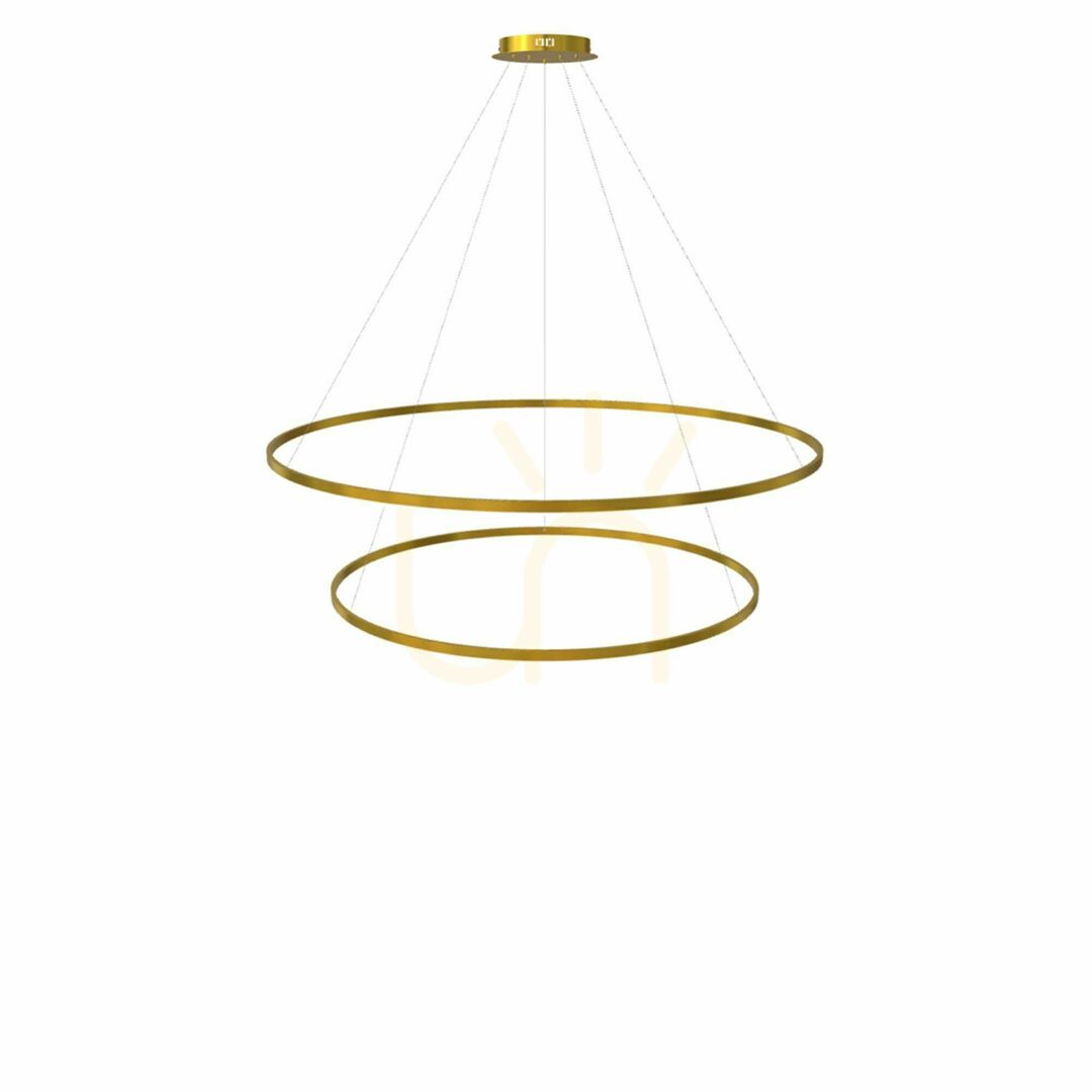 previzualizare Lampă suspendată LED s.luce Ring alb 120 cm rotundă modernă 2 becuri Lampă suspendată LED s.luce Ring alb 120 cm rotundă modernă 2 becuri