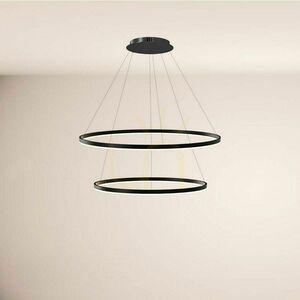 Lampă suspendată LED s.luce Ring neagră 2 becuri 150 cm, dimabilă 9 Lampă suspendată LED s.luce Ring neagră 2 becuri 150 cm, dimabilă small 9
