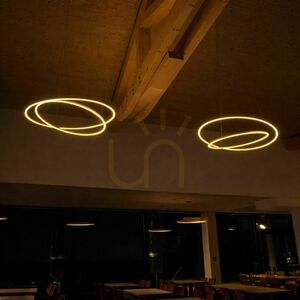 Lustră suspendată LED s.luce Ring neagră, rotundă, 60/40 cm, dimabilă 6 Lustră suspendată LED s.luce Ring neagră, rotundă, 60/40 cm, dimabilă small 6