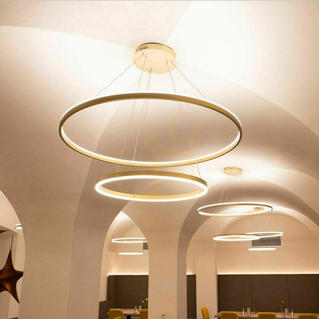Verifica Lustră suspendată LED s.luce Ring neagră, rotundă, 60/40 cm, dimabilă Lustră suspendată LED s.luce Ring neagră, rotundă, 60/40 cm, dimabilă