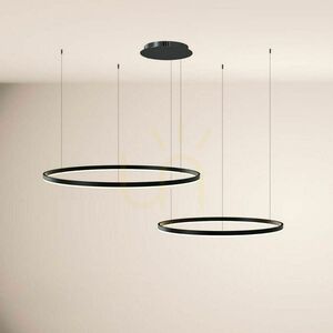 Lampă suspendată LED s.luce Ring alb 2 becuri 150 cm, dimmabilă, modernă 1 Lampă suspendată LED s.luce Ring alb 2 becuri 150 cm, dimmabilă, modernă small 1
