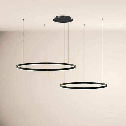 Verifica Lampă suspendată LED s.luce Ring aurie 80 cm, 2 becuri, dimabilă, modernă