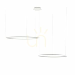 Lampă suspendată LED s.luce Ring aurie 80 cm, 2 becuri, dimabilă, modernă small 11