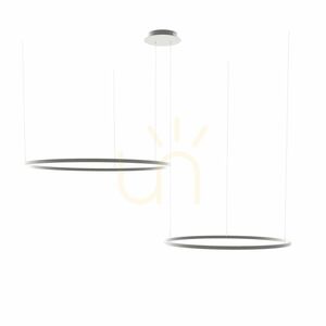 Lampă suspendată LED s.luce Ring neagră, rotundă, 2 surse, 80 cm small 13
