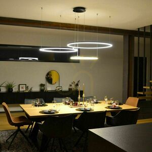 Lustră suspendată LED s.luce Ring alb 3 becuri dimmabilă 120 cm 5 Lustră suspendată LED s.luce Ring alb 3 becuri dimmabilă 120 cm small 5