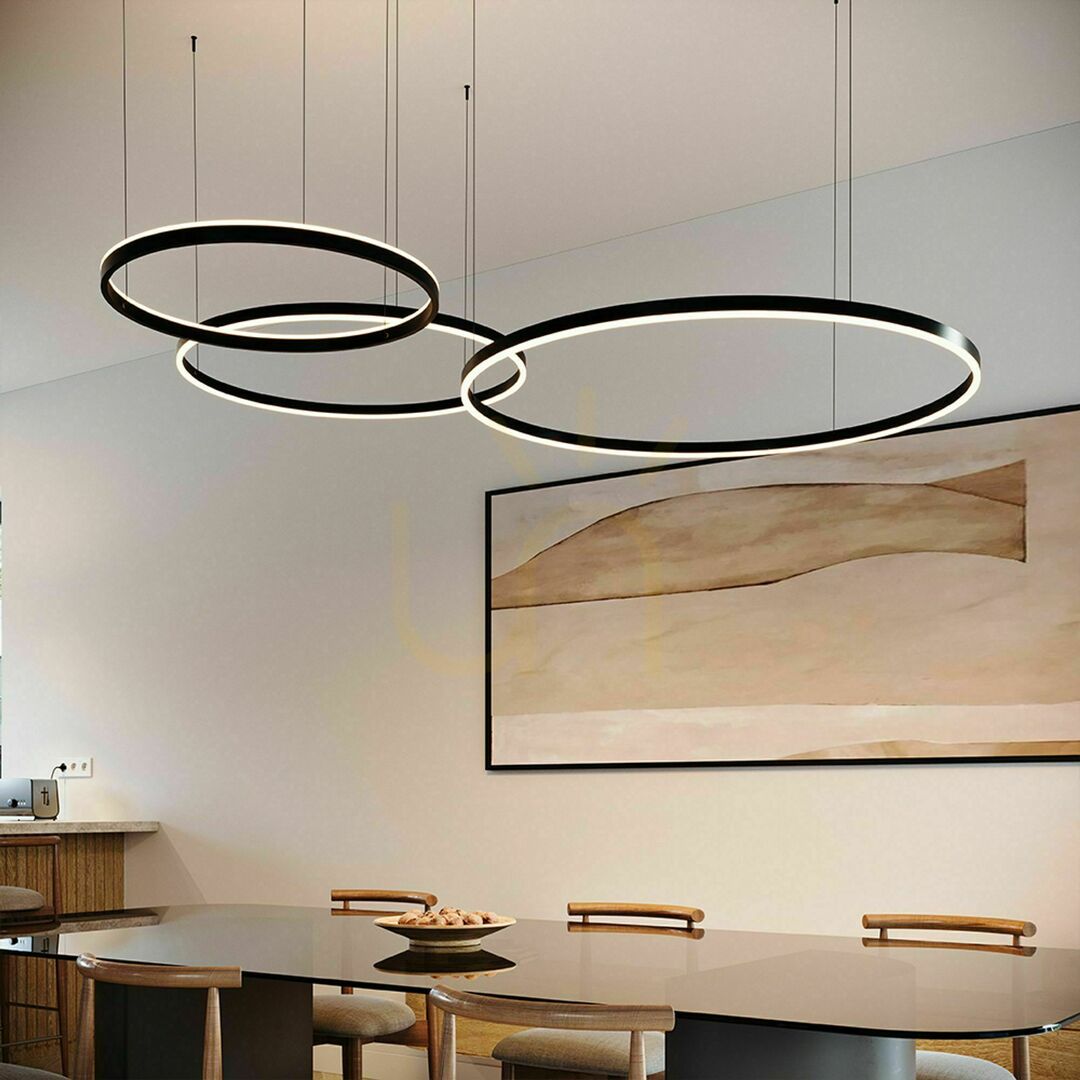 Verifica Lustră suspendată LED s.luce Ring alb 3 becuri dimmabilă 120 cm Lustră suspendată LED s.luce Ring alb 3 becuri dimmabilă 120 cm