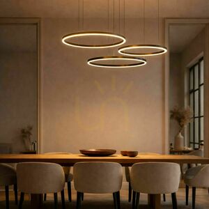 Lustă LED s.luce Ring 3x antracit, dimabilă, rotundă, 150 cm 6 Lustă LED s.luce Ring 3x antracit, dimabilă, rotundă, 150 cm small 6
