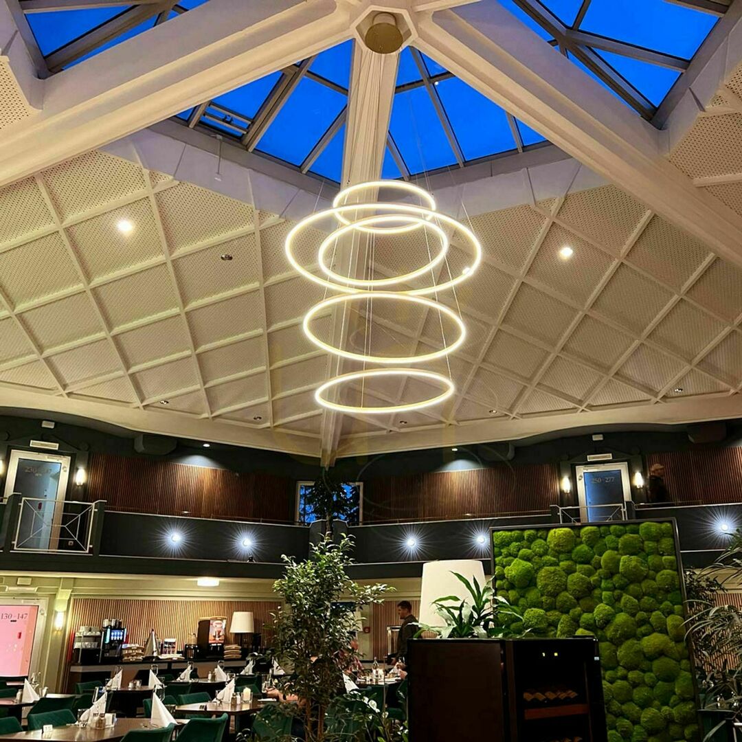 Verifica Lustră suspendată s.luce Ring LED alb 5 becuri dimabilă 3000K Lustră suspendată s.luce Ring LED alb 5 becuri dimabilă 3000K