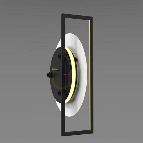 Verifica Plafonieră LED s.luce Artus neagră 50 cm metal modernă dimmabilă
