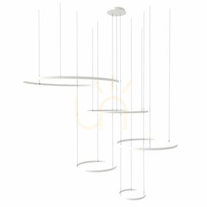 Lustră suspendată LED s.luce Ring neagră 5 inele 120 cm dimabilă 12 Lustră suspendată LED s.luce Ring neagră 5 inele 120 cm dimabilă small 12