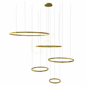 Lustră suspendată LED s.luce Ring neagră 5 inele 120 cm dimabilă 13 Lustră suspendată LED s.luce Ring neagră 5 inele 120 cm dimabilă small 13