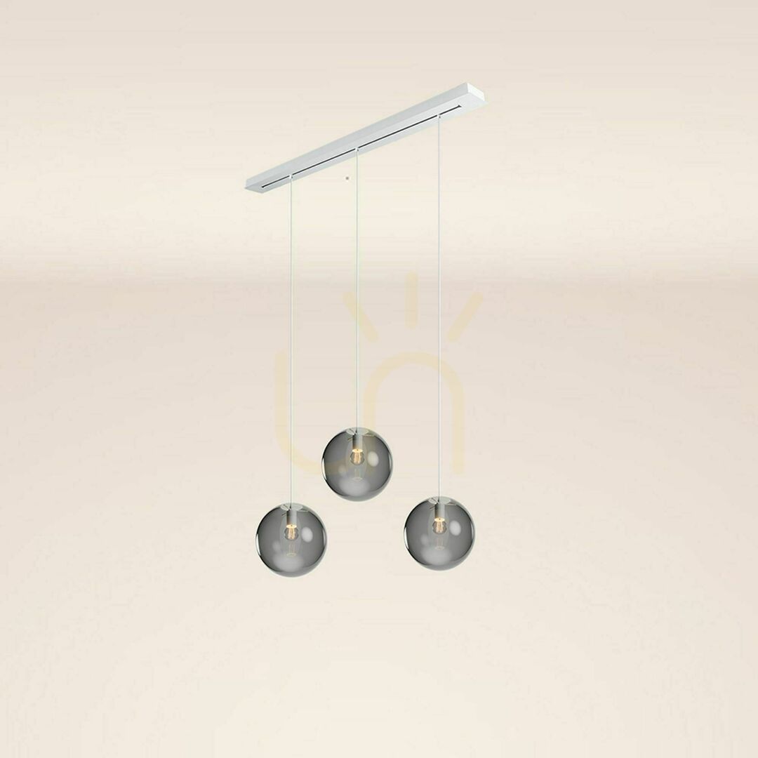 Afişa Lustră s.luce Orb cu 3 becuri, cupru, Ø30 cm, sticlă și metal, E27, dimabilă Lustră s.luce Orb cu 3 becuri, cupru, Ø30 cm, sticlă și metal, E27, dimabilă