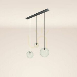 Lustră suspendată s.luce Orb aurie sticlă metal 3xE27 Ø20/30/40 cm 4 Lustră suspendată s.luce Orb aurie sticlă metal 3xE27 Ø20/30/40 cm small 4