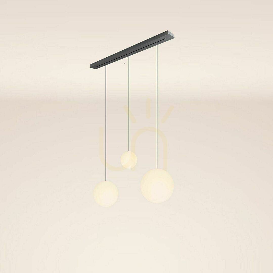 Verifica Lustră suspendată s.luce Orb albă 3 becuri E27 sticlă metal Ø20/30/40 cm Lustră suspendată s.luce Orb albă 3 becuri E27 sticlă metal Ø20/30/40 cm