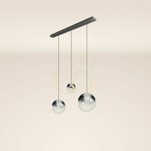 Lustră suspendată s.luce Orb albă 3 becuri E27 sticlă metal Ø20/30/40 cm 8 Lustră suspendată s.luce Orb albă 3 becuri E27 sticlă metal Ø20/30/40 cm small 8