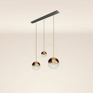 Lustră suspendată s.luce Orb albă 3 becuri E27 sticlă metal Ø20/30/40 cm 9 Lustră suspendată s.luce Orb albă 3 becuri E27 sticlă metal Ø20/30/40 cm small 9