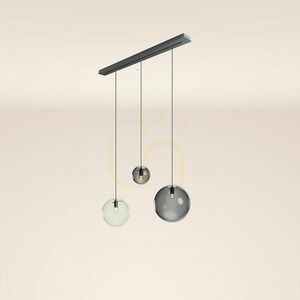 Lustră suspendată s.luce Orb aurie, 3 becuri, sticlă, 120 cm, Ø 20/30/40 cm 11 Lustră suspendată s.luce Orb aurie, 3 becuri, sticlă, 120 cm, Ø 20/30/40 cm small 11