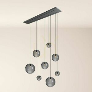 Lustru s.luce Orb cupru, 8 brațe, sticlă și metal, dimabil, E27 small 7