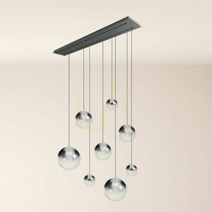 Lustră s.luce Orb 8 brațe E27 sticlă metal, rotundă, 40 cm, dimmabilă 10 Lustră s.luce Orb 8 brațe E27 sticlă metal, rotundă, 40 cm, dimmabilă small 10