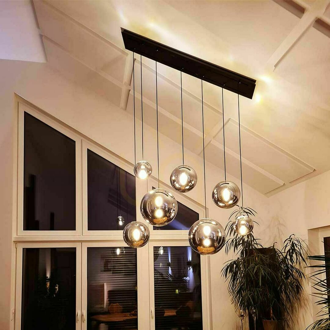 Verifica Lustră s.luce Orb 8 brațe E27 sticlă metal, rotundă, 40 cm, dimmabilă Lustră s.luce Orb 8 brațe E27 sticlă metal, rotundă, 40 cm, dimmabilă