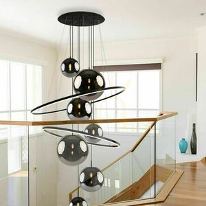 Baldachin modular rotund negru s.luce Modular metal 120 cm 2 Baldachin modular rotund negru s.luce Modular metal 120 cm small 2