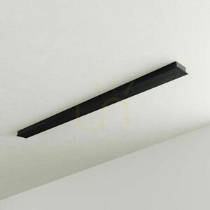 Grindă baldachin dreptunghiulară s.luce Modular metal negru 160 cm small 4