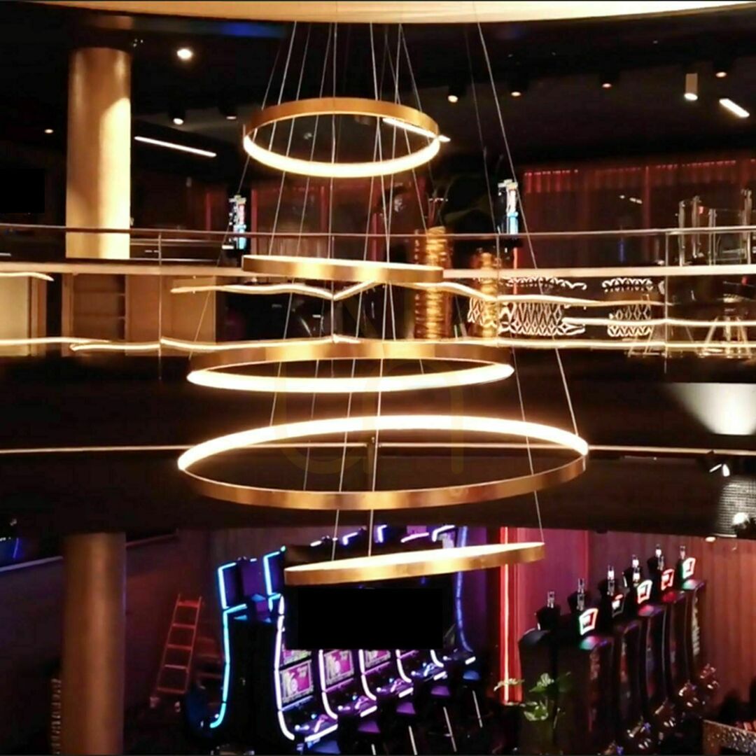 previzualizare Lustră suspendată LED s.luce Ring 180 cm, 4000K, alb, reglabilă Lustră suspendată LED s.luce Ring 180 cm, 4000K, alb, reglabilă