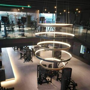 Lustră suspendată LED s.luce Ring 180 cm, 4000K, alb, reglabilă 3 Lustră suspendată LED s.luce Ring 180 cm, 4000K, alb, reglabilă small 3