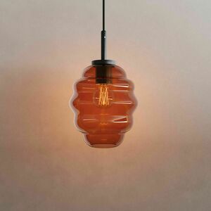 Lustră suspendată s.luce Echos fumurie sticlă E27 dimmabilă Ø25 cm small 10