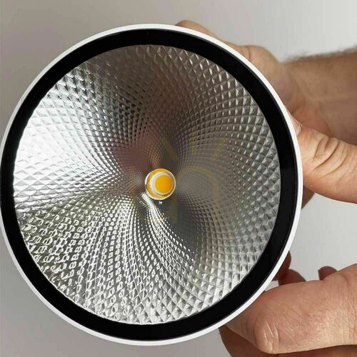 Verifica Plafonieră exterior LED s.luce Santa Out neagră IP65 13 cm 5W 2700K
