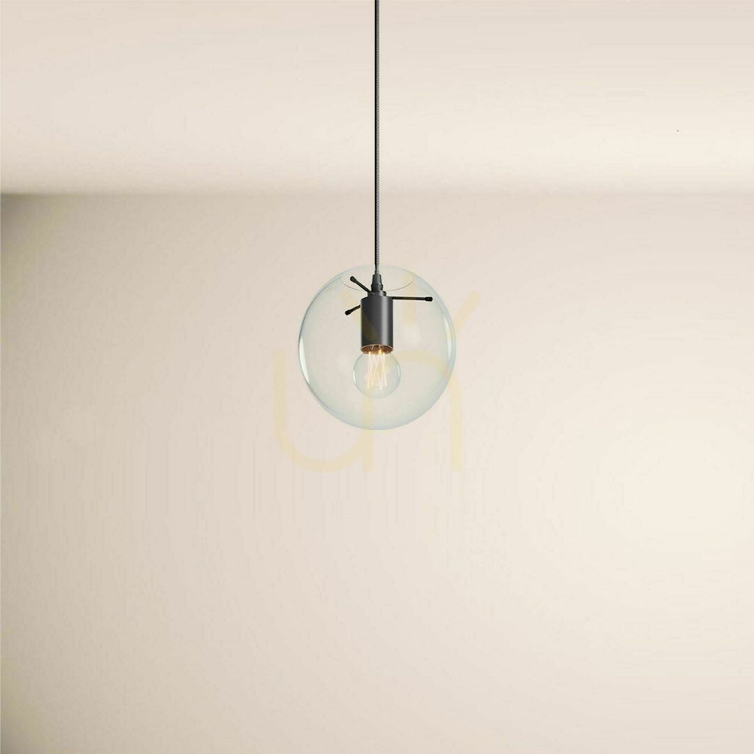 Afişa Lampă suspendată s.luce Orb Glass Sphere fumuriu 30 cm sticlă modernă Lampă suspendată s.luce Orb Glass Sphere fumuriu 30 cm sticlă modernă