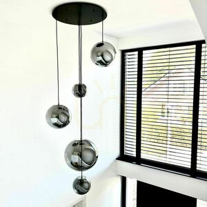 Lampă suspendată s.luce Orb Glass Sphere fumuriu 30 cm sticlă modernă 9 Lampă suspendată s.luce Orb Glass Sphere fumuriu 30 cm sticlă modernă small 9