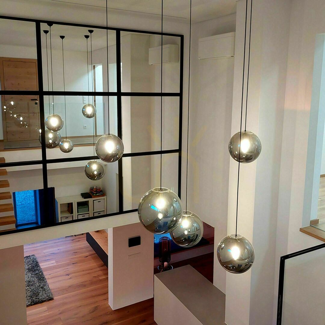 Verifica Lustră suspendată s.luce Orb Glass Ball aurie 40 cm sticlă metal Lustră suspendată s.luce Orb Glass Ball aurie 40 cm sticlă metal