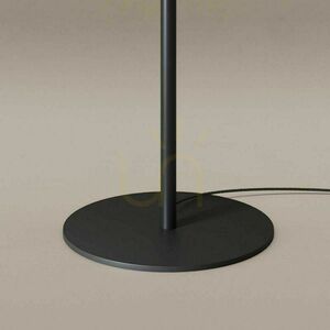 Lampă de podea LED s.luce Atom Metal neagră rotundă Ø50 cm, dimmer tactil small 9