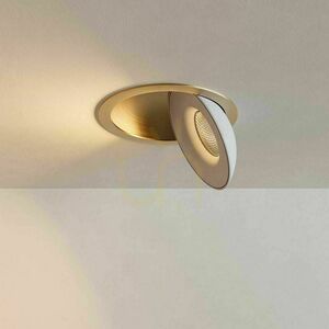 Spot încastrat LED s.luce Santa Deep rotativ argintiu 11W 2700K dimmabil small 12