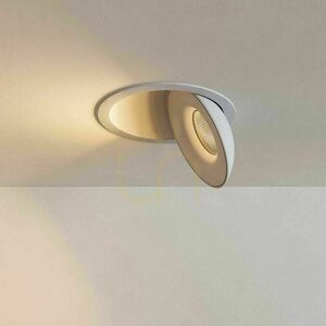 Spot încastrat LED s.luce Santa Deep rotativ argintiu 11W 2700K dimmabil small 0