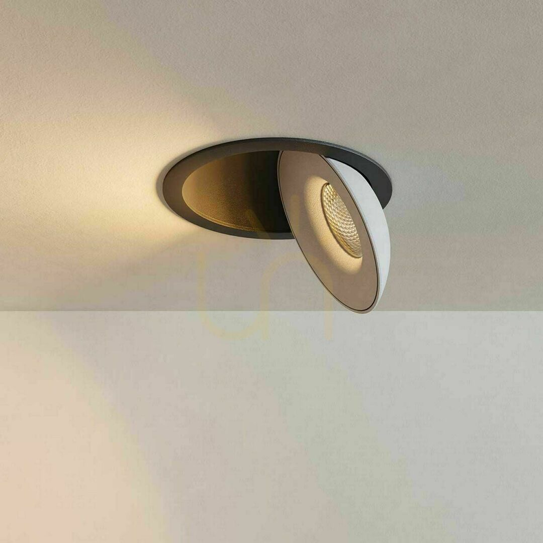 Spectacol Spot încastrat LED s.luce Santa Deep rotativ negru dimabil 11W 2700K Ø13 cm Spot încastrat LED s.luce Santa Deep rotativ negru dimabil 11W 2700K Ø13 cm