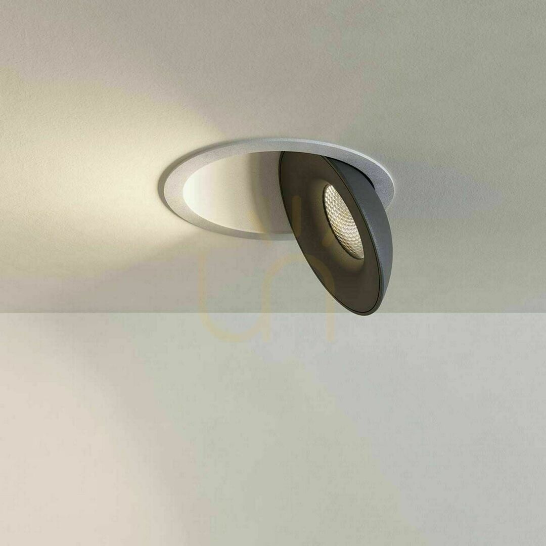 previzualizare Spot încastrat LED s.luce Santa Deep rotativ negru dimabil 11W 2700K Ø13 cm Spot încastrat LED s.luce Santa Deep rotativ negru dimabil 11W 2700K Ø13 cm