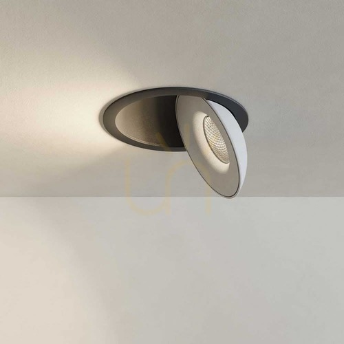 Verifica Spot încastrat LED s.luce Santa Deep negru, rotativ, dimabil, 11W, 4000K, 840 lm