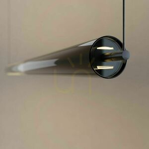 Lampă suspendată LED s.luce Ranya argintie sticlă 130 cm, dimabilă, telecomandă small 5