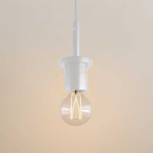 Lampă suspendată s.luce Velo, sticlă transparentă Ø 18 cm, E27, suspensie albă 500 cm small 16