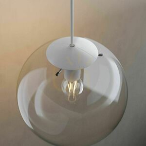 Abajur s.luce Orb negru 50 cm rotund plastic modern small 6