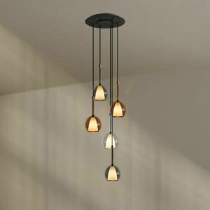 Lustră s.luce Belluna 5 becuri E14 sticlă transparentă Ø60 cm modernă 5 Lustră s.luce Belluna 5 becuri E14 sticlă transparentă Ø60 cm modernă small 5