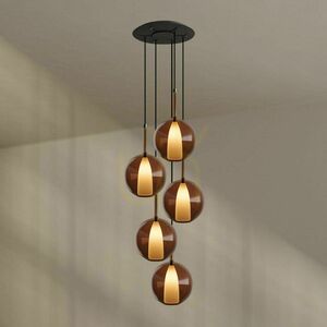 Lustră s.luce Belluna 5 becuri E14 sticlă transparentă Ø60 cm modernă 6 Lustră s.luce Belluna 5 becuri E14 sticlă transparentă Ø60 cm modernă small 6