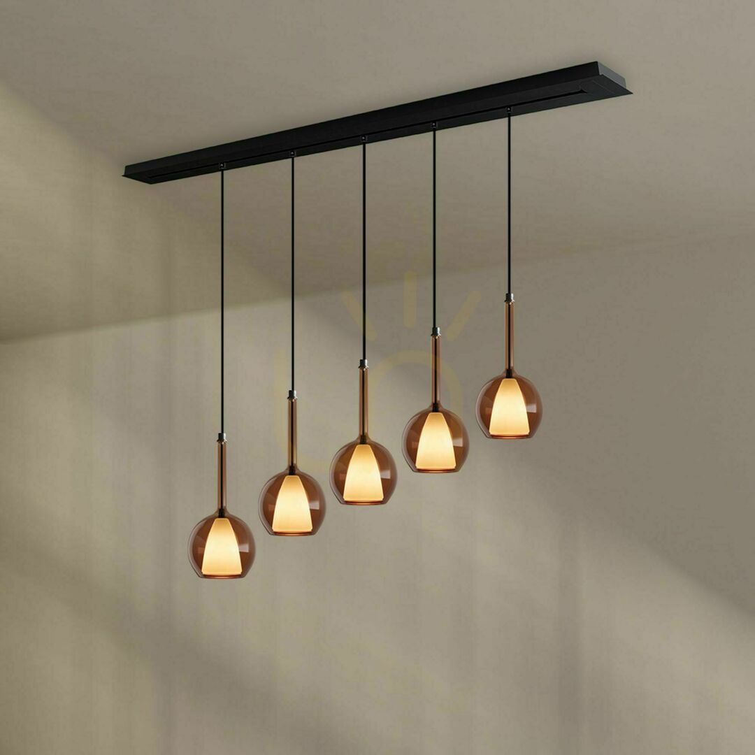 Verifica Lustă s.luce Belluna multicolor sticlă metal 5 becuri E14 14 cm modernă Lustă s.luce Belluna multicolor sticlă metal 5 becuri E14 14 cm modernă