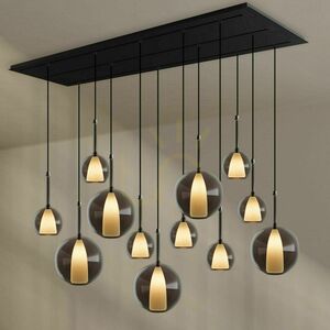 Lustră s.luce Belluna din sticlă transparentă, 12 brațe, LED dimmabilă 1 Lustră s.luce Belluna din sticlă transparentă, 12 brațe, LED dimmabilă small 1